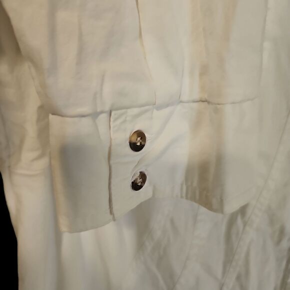 SOFT SURROUNDINGS White Cotton Blouse Top - Size 1X - Picture 5 of 7